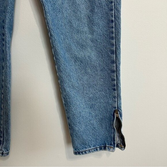 Vintage Forenza Classic Blue Mom Denim Jeans Junior Size 10 Women’s Size 4 - Picture 2 of 8